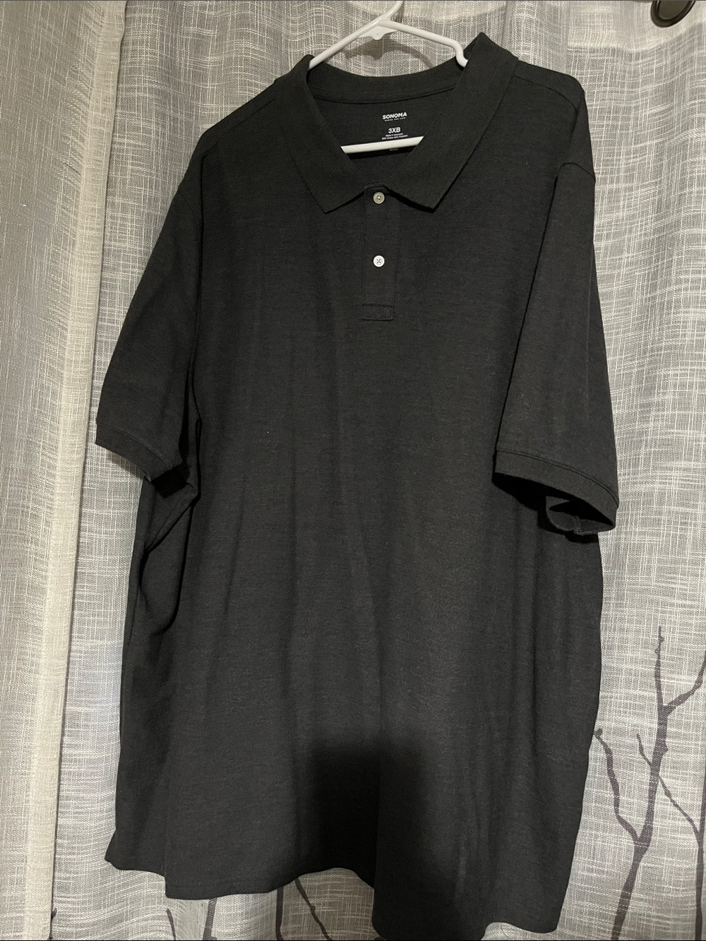 Men's Dark Gray Polo Shirt - Sonoma 3XB worn once